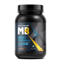 MuscleBlaze Whey Performance Protein, 1 kg (2.2 lb), Chocolate Flavour