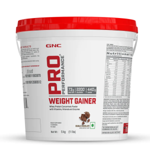 GNC Pro Performance Weight Gainer High-Calorie, Low-Fat Formula For Healthy Body Gains 5 KG (11lbs)