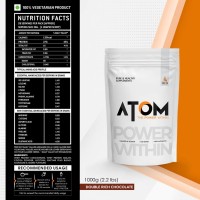 ASITIS ATOM Whey Protein  1Kg USA Labdoor Certified For Accuracy & Purity.