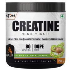 ASITIS ATOM Creatine Monohydrate 80 Servings Dope FREE 250gm