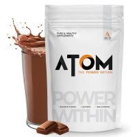 ASITIS ATOM Whey Protein Isolate Ultra-Pure - 30g Protein 1Kg